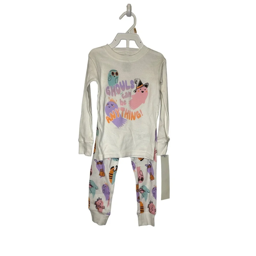 Carters‎ Bedtime Halloween Ghost PJs 2T Toddler Long Sleeve Pajama Set NWT